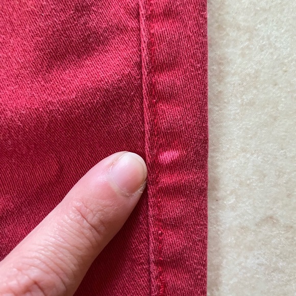 LOVESICK- Super skinny red jeans- Juniors Size 13 - Picture 5 of 11